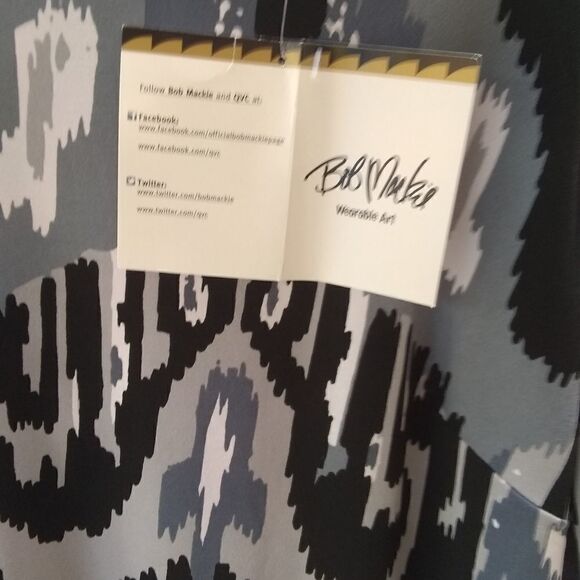 Bob Mackie wearable art shirt - Picture 4 of 5